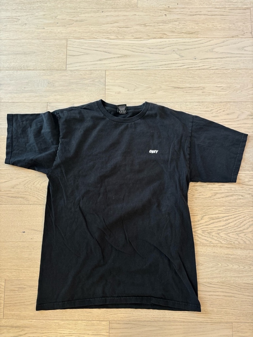 Obey Men’s Black Short Sleeve Logo Tee
